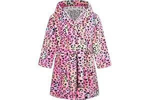 Bath Robes for Children Boy Girl Long Sleeve Thermal Hooded Cardigan Hood Outfits Bath Robes Bath Robes Child