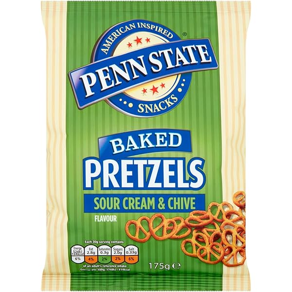 Amazon.com: Penn State Pretzels Sour Cream & Chive 6 x 22g