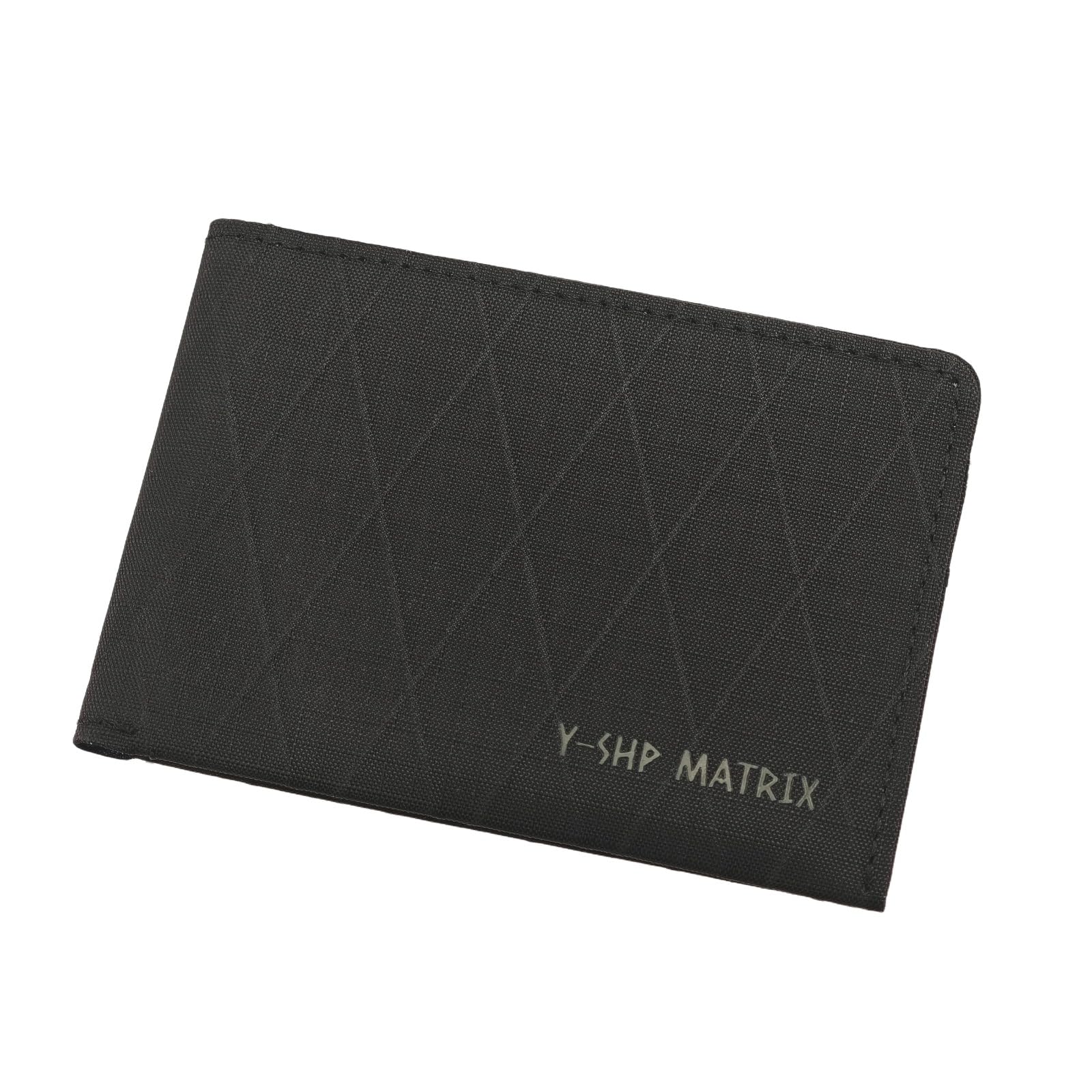 Photo 1 of Y-SHP MATRIX Slim EDC Wallet for Men - RFID Blocking Front Pocket Minimalist Bifold (4.13"x2.95") Lightweight Travel & Everyday Carry(Xply-Black)