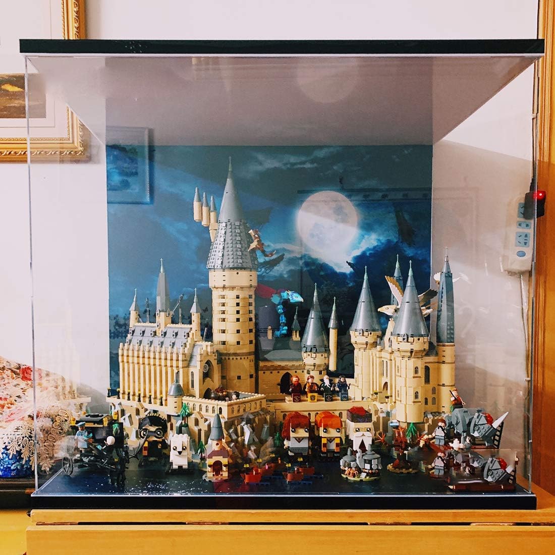 lego hogwarts castle display case