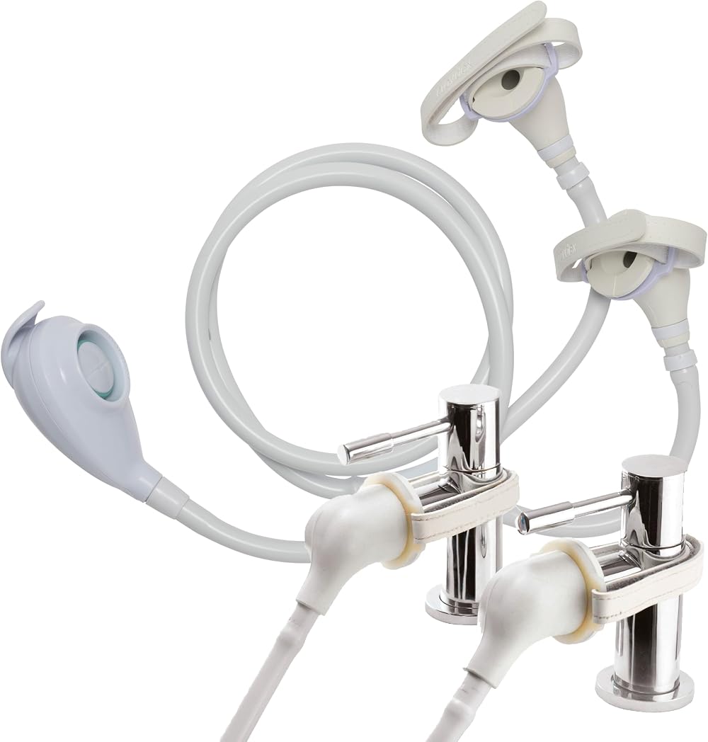 Croydex Freeway Secura Shower Head and Hose Attachment 1m