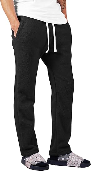fuzzy sweatpants mens