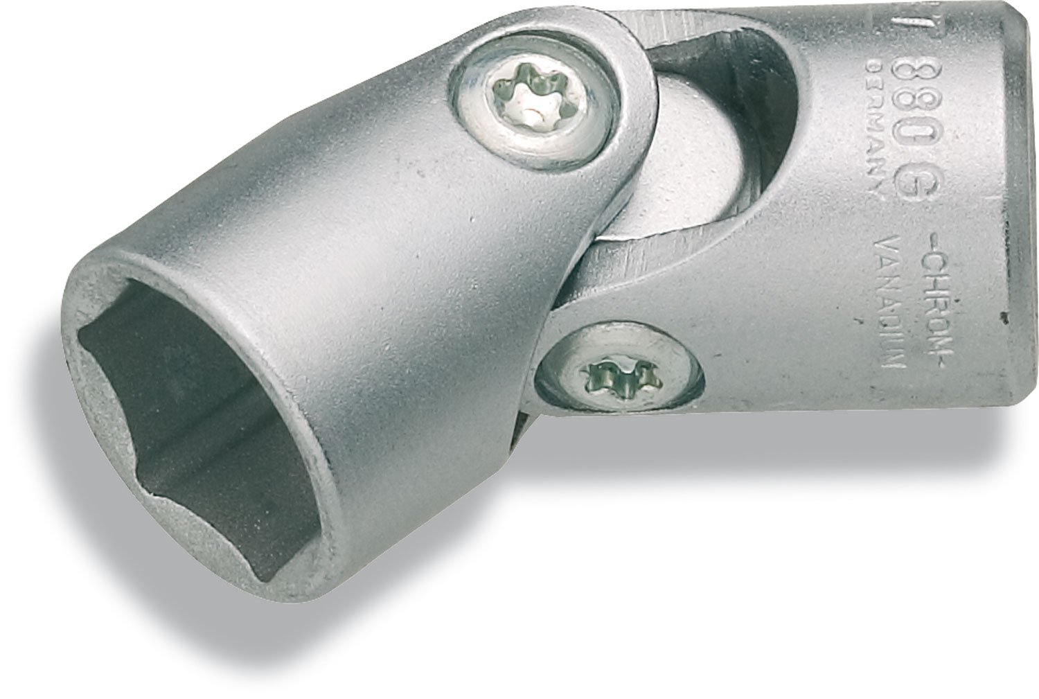 HAZET 880G-10 43 mm Joint Traction Profile Socket - Chrome-Plated/Polished