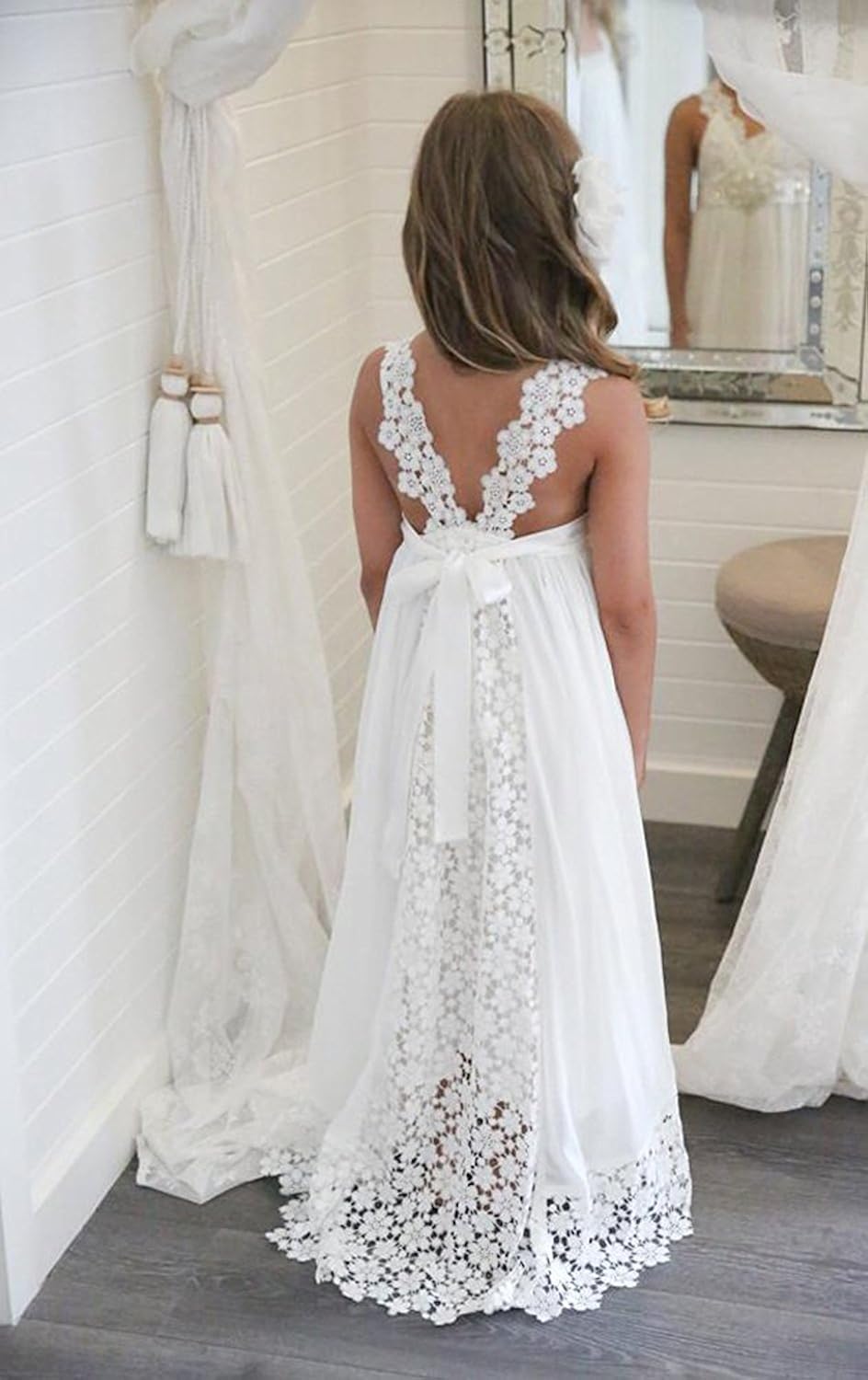 boho communion dress