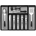 Expandable Cutlery Drawer Organizer, Flatware Drawer Tray for Silverware, Serving Utensils, Multi-Purpose Storage for Kitchen, Office, Bathroom Supplies