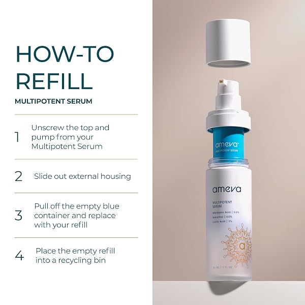 AMEVA MEVALONIC ACID MULTIPOTENT SERUM: PLANT-BASED, VEGAN, BOOSTS COLLAGEN, HYALURONIC ACID, FOR SENSITIVE SKIN, ANTI-AGING, VELVETY SOFT, ENHANCES RADIANCE (MULTIPOTENT SERUM)