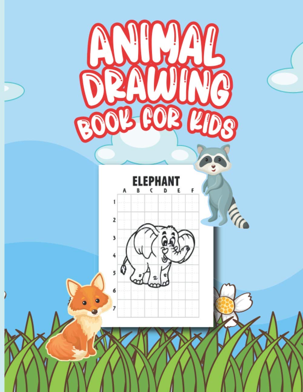 Animal Drawing Book For Kids A Step By Step Learn To Draw Animals Using Basic Shapes And Lines Publications Floyd J Elkins Amazon Com Books