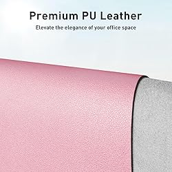 Aothia Leather Desk Pad Protector, Mouse