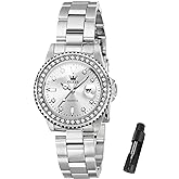OLEVS Womens Watch Elegant Dress Diamond Analog Quartz Watch Two Tone Stainless Steel Waterproof Luminous Wristwatch