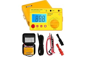 ALLSUN ALLOSUN - EM480B Audio Impedance Tester Digital LCD Insulation Resistance Megohmmeter Meter Tester with Bag