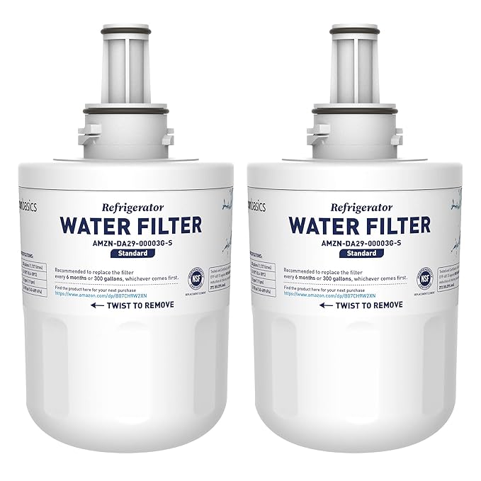 AmazonBasics Replacement Samsung DA2900003G Refrigerator Water Filter