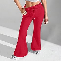 Flared Sweatpants Woman,Womens Wide Leg