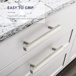 25 Pack 7-3/8 Inch Brushed Nickel Cabinet Handles