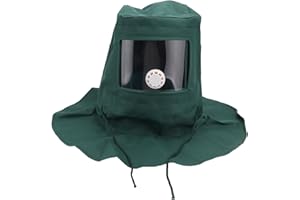 ibasenice Sand Blasting Hood- Abrasive Sandblasting Tool With Hood Canvas Dust- Proof Equipment for Dust Removal, Cement Packaging, Grinding, Etc.