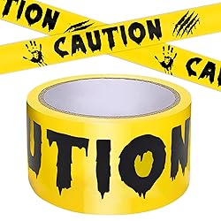 Halloween Decorations Caution Tape, 2Inch x 82Feet