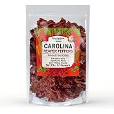 Unpretentious Whole Dried Carolina Reaper Chiles, Extremely Spicy Chiles, Hot Sauce (50 Count)