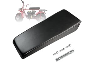 KTUMININV 19'' Mini Bike Seat for Coleman CT200U 196cc 200cc Motor 6.5hp, Baja DB30 97cc 2.8hp Black Mini Bike Powersports Replacement Parts