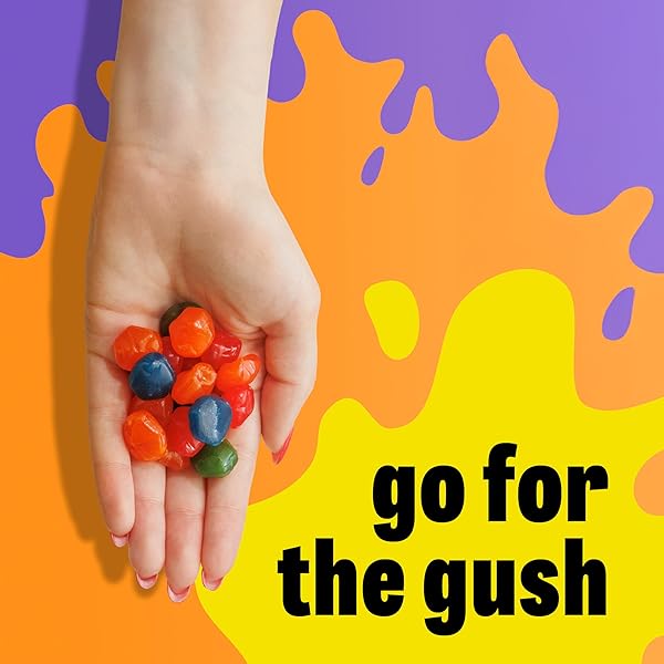 GUSHERS FRUIT FLAVORED SNACKS, KING SIZE POUCHES, TROPICAL FLAVOR, 10 CT, 19 OZ