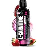 Nutrex Research L Carnitine 3000 - Clinically Dosed L-Carnitine Liquid for Energy, Metabolism &amp; Muscle Recovery - Delicious Strawberry Watermelon - No Sugar, No Carbs, No Stimulants - 31 Servings