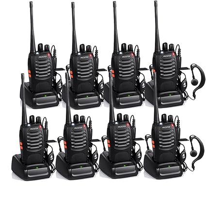Amaz!   on Com Proster Walkie Talkies Rechargeable 16 Channel 2 Way - image unavailable