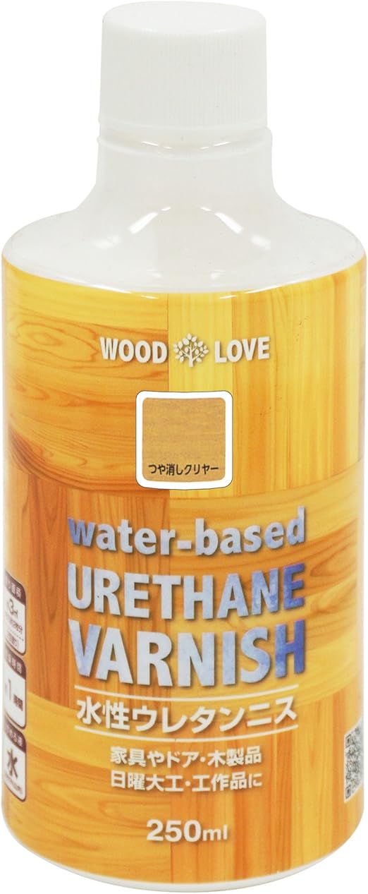 Amazon ニッペ Wood Love 水性ウレタンニス つや消しクリヤー 250ml ニス