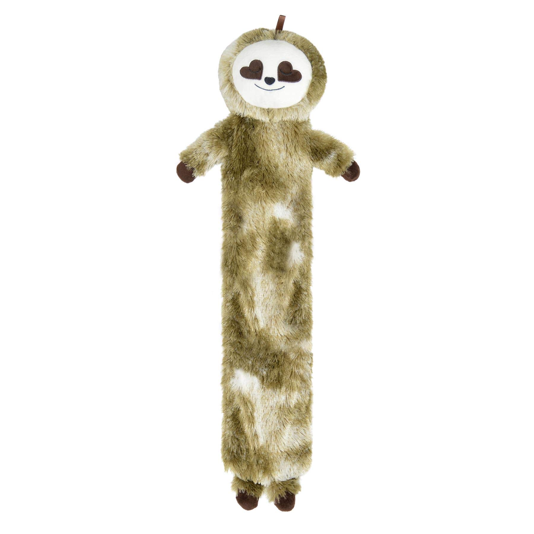 Olivia Rocco Extra Long Hot Water Bottle with Super Soft Unicorn Pug Cover 72 cm Thermotherapy 2L Pure Natural Rubber Winter Gift, Sloth