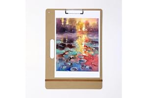 TX LITEART Drawing Board - 12" x 17" Sketch Board with Handle for Drafting Art - Portable Clipboard for Class or Studio Fit in Artists Tote