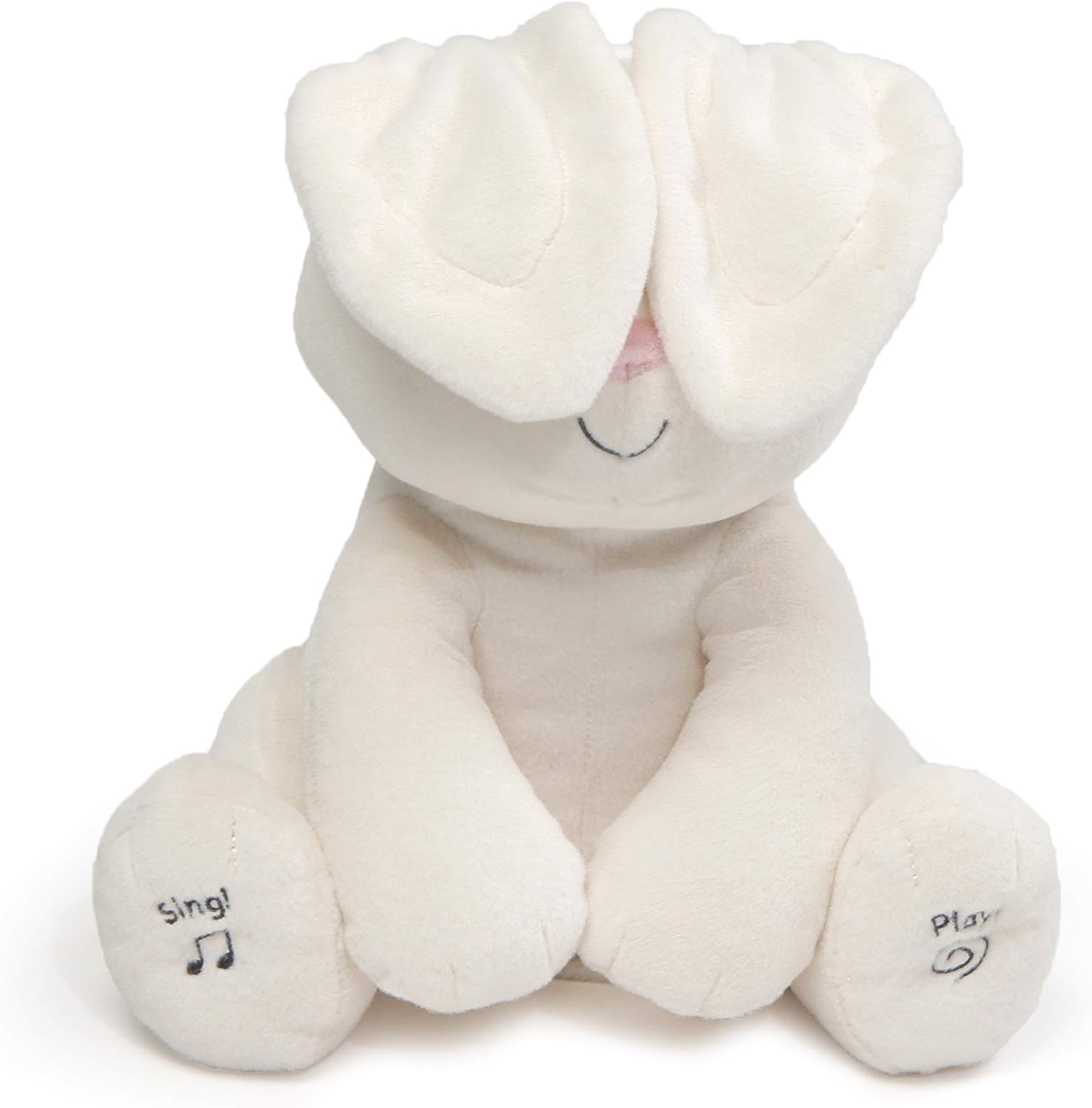 Baby GUND Flora The Bunny Animated Plush Stuffed Animal Toy, Cream, 12": Toys & Games