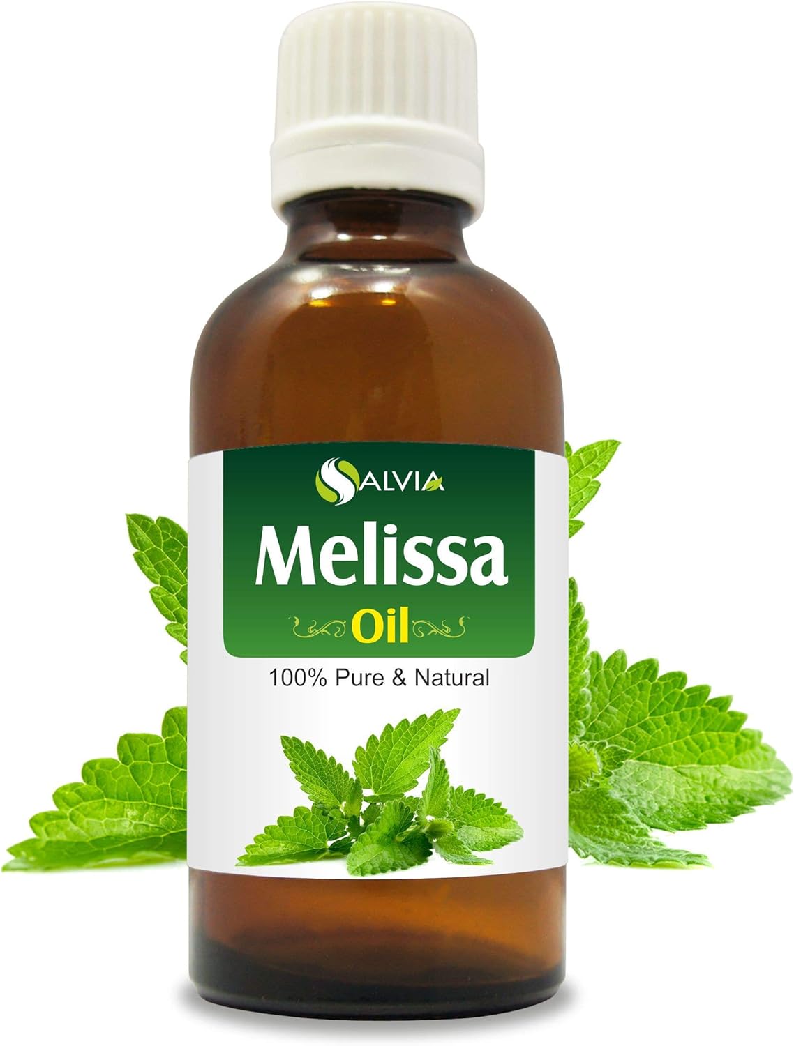 Melissa (Lemon Balm) Essential Oil (Melissa officinalis) Therapeutic Amber Bottle By Salvia 100