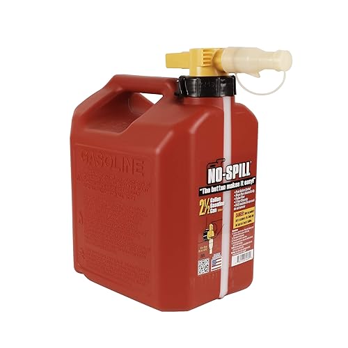 bidón de gasolina polivinílico sin derrames