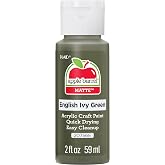 Apple Barrel Acrylic Paint in Assorted Colors (2 oz), 20756, English Ivy (K20756)