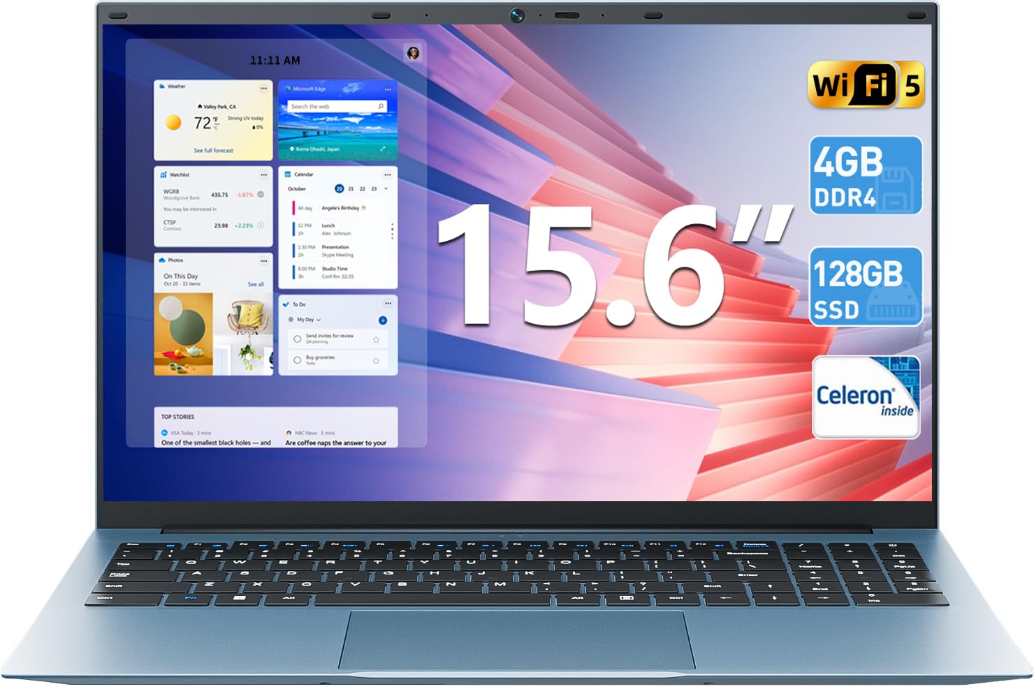 SGIN Laptop Computer 15.6 Inch, Windows 11 Laptops