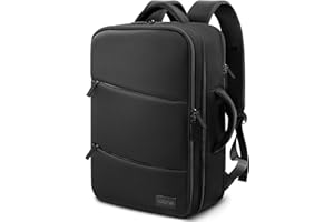 AUROTIER Barber Bag with Insulated Pocket, Portable Backpack for Clippers and Supplies, Travel Hairstylist Smart Bag with USB Charging Port, Water-resistant, Black