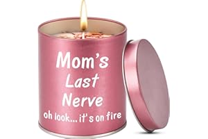 Mothers Day Gifts Funny Jar Scented Candle Gifts for Mom Grandma Women Birthday Christmas Gifts from Daughter and Son Mom Gif