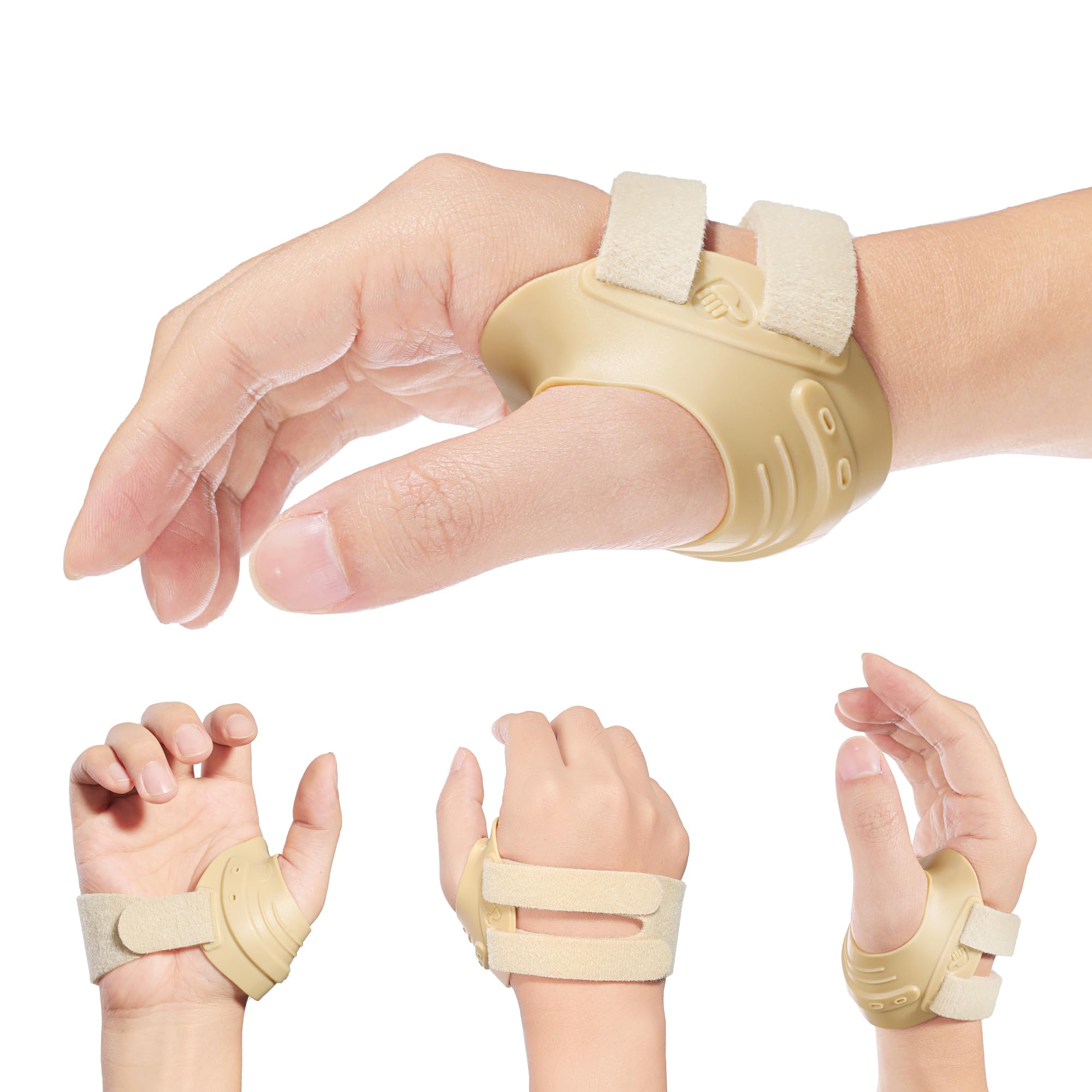 Photo 1 of AKSO MEDICOS CMC Thumb Brace - Comfortable Thumb Splint for CMC Joint Pain Relief and Support, Osteoarthritis, Tendonitis, Arthritis, CMC Joint Thumb Arthritis Brace for Women Men (Right Hand, Medium, Beige)