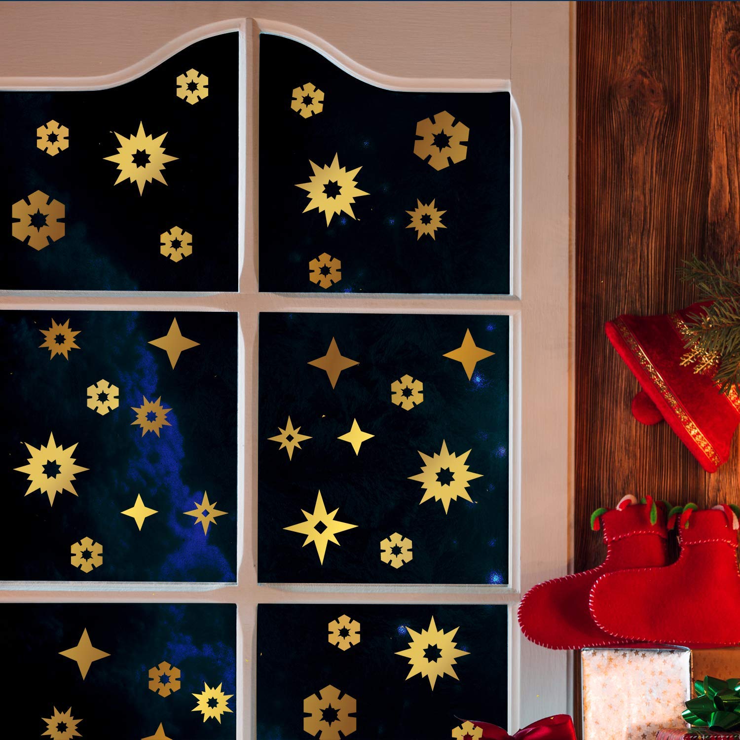 WALPLUS Wall Stickers, Christmas Decorations, Mixed, One Size