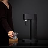 Mysoda Woody Sparkling Water Maker 1L Bottle Renewable Wood Composite Black view 2