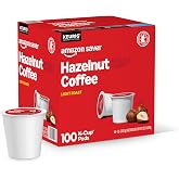 Amazon Saver, Hazelnut Coffee Pods, Light Roast, 31.7 Oz, 100 Ct (Previously Happy Belly)