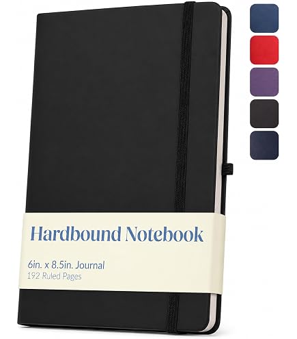 Amazon.com: WORLD TRAVELER Journal Notebook - Large Simply Black
