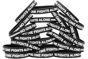 SayitBands 20 of Thin Gray Line No One Fights Alone Bracelets