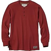 Legendary Whitetails Men's Henley Shirt Long Sleeve Heavyweight Double Thermal Layer