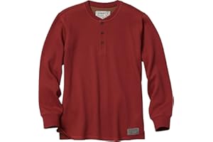 Legendary Whitetails Men's Henley Shirt Long Sleeve Heavyweight Double Thermal Layer