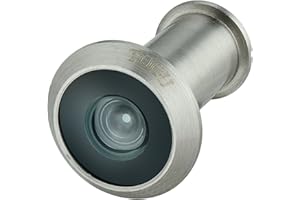 Togu TG2614NG-55 SN Brass 220-degree Door Viewer for 35-55 mm Thickness Doors, Satin Nickel Finish
