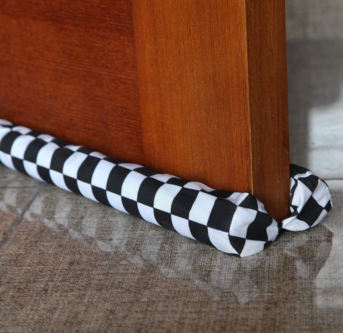 MAXTID Double Door Draft Stopper Set of 2, Adjustable Under Door Air