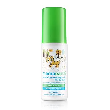 mamaearth soothing massage oil