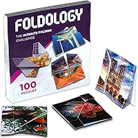 FOLDOLOGY - The Origami Puzzle Game! Hands-On Brain Teasers for Tweens, Teens & Adults. Stocking Stuffers. Fold The Paper to