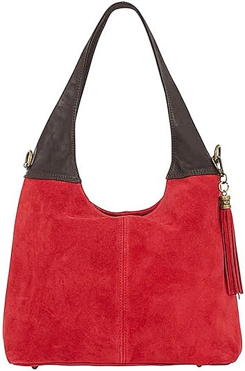 suede slouch shoulder bag