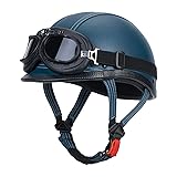 LNCHAO Retro Handmade Leather Half Motorcycle