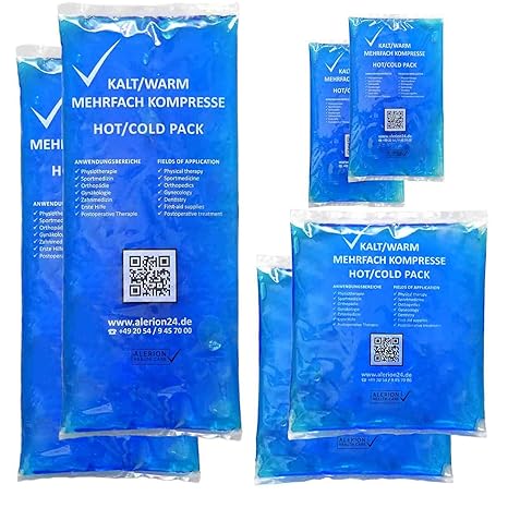 Alerion Cold-Warm-Compress 3 tamaños Compresas múltiples ...