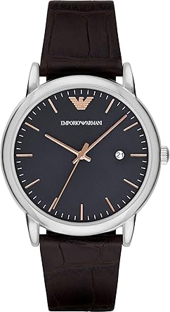 Armani Analog Gunmetal Dial Mens Watch - AR1996I